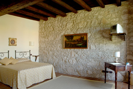Camera con letto matrimoniale del B&B I Costanti di Verona