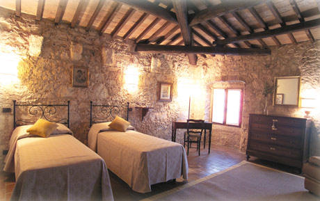 una camera doppia del bed & breakfast I Costanti
